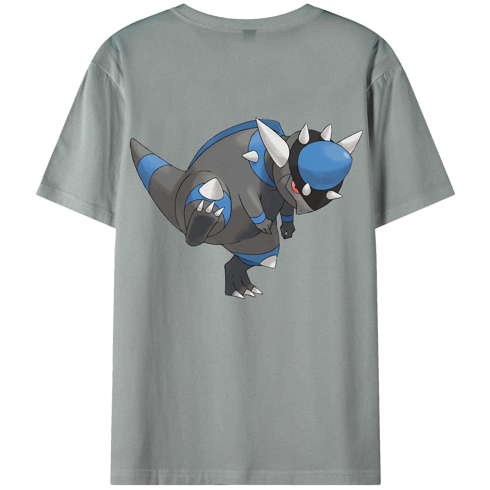ポケットモンスター Pokémon 綿100％ メンズ半袖Tシャツ（バックプリント） 通気性